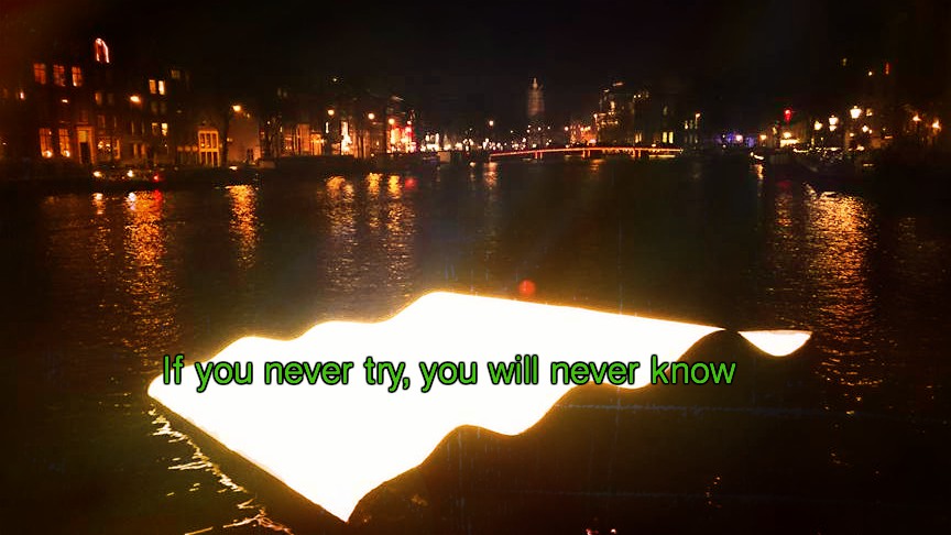 if you never try